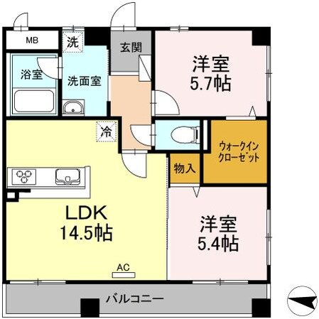 サンタリオンの物件間取画像